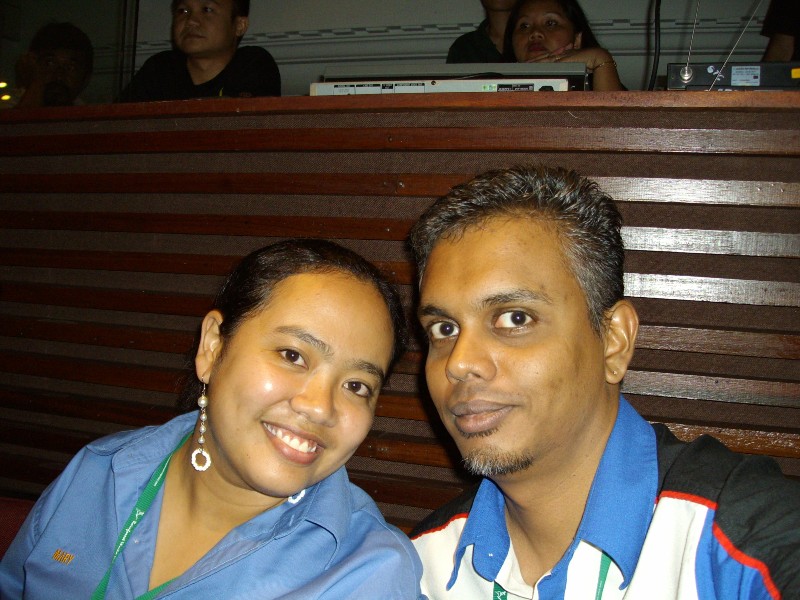 Producer Mareaty Johari & Pat during the official launch of Rainforest World Music Festival 07